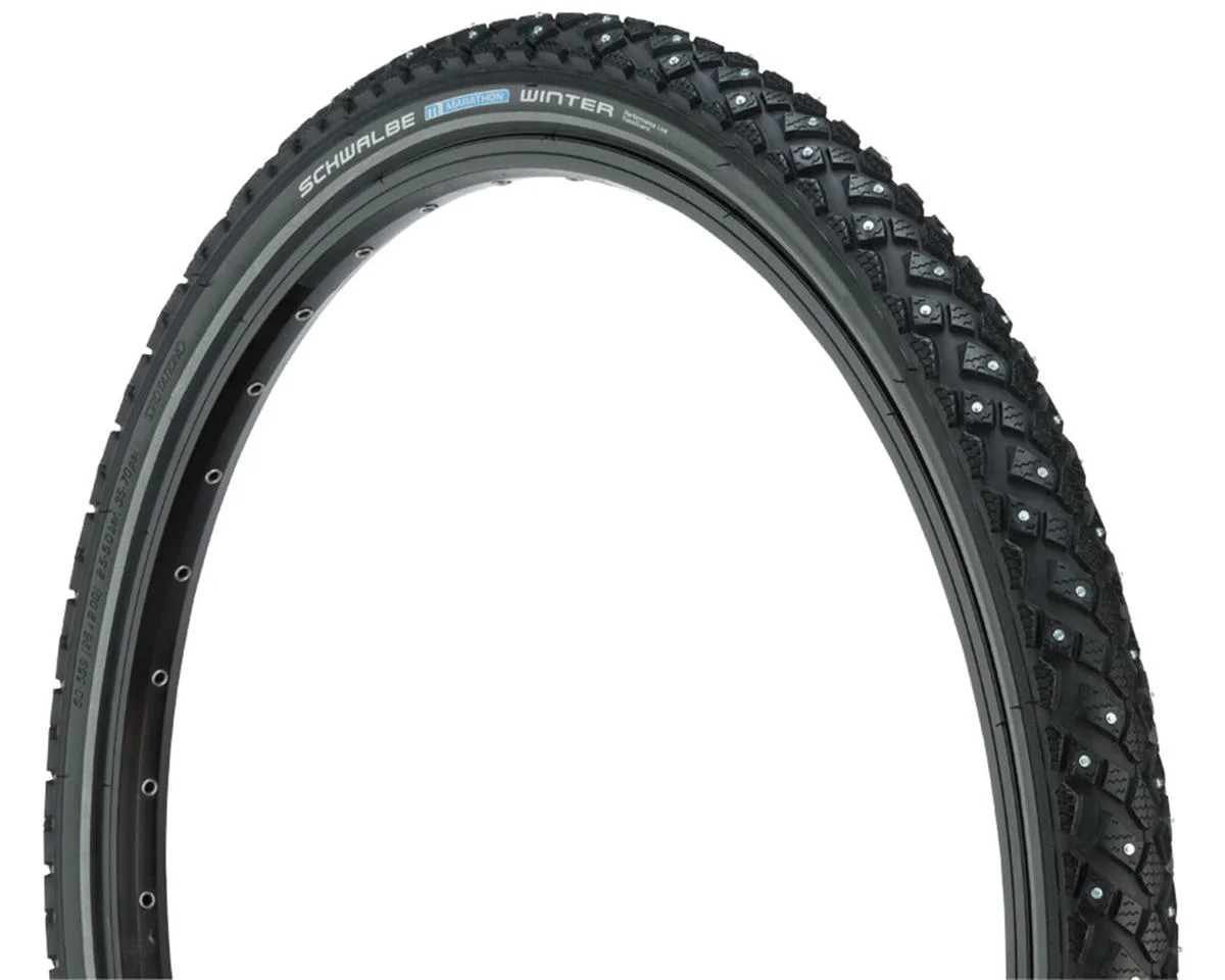 Schwalbe Marathon Winter Plus Steel Studded Tire (Black) (26") (2.0") (Wire) (SmartGuard)